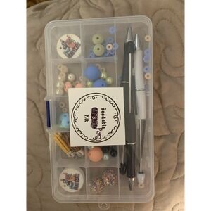 Hair Stylist Theme Beadable‎ Pen DIY Kit With 3 Pens 3 Focals 3 Refills
